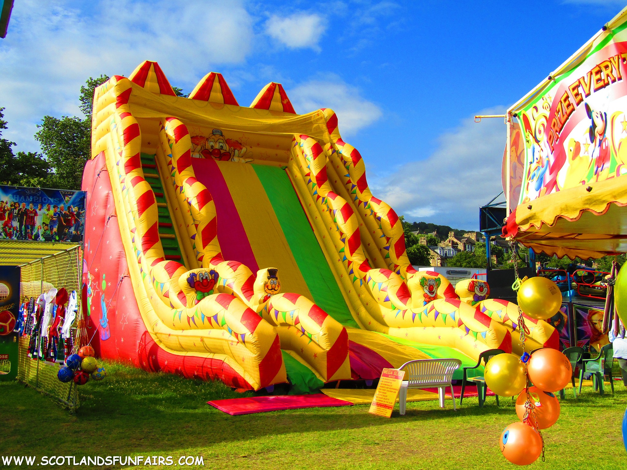 Mitchell Wilmots Inflatable Slide