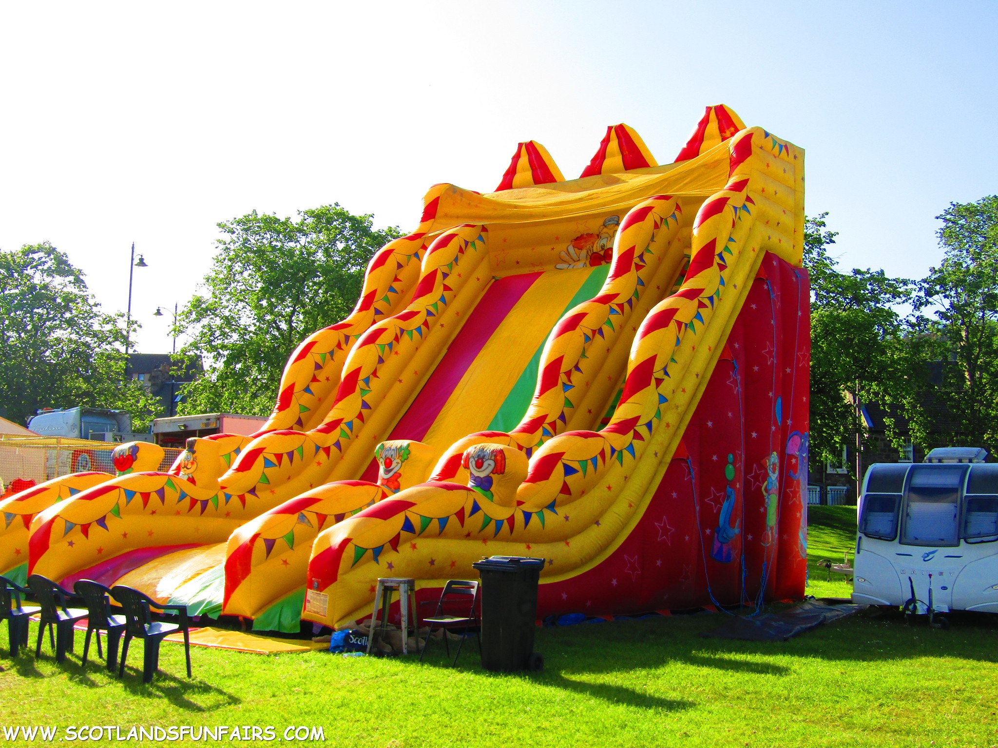 Mitchell Wilmots Inflatable Slide
