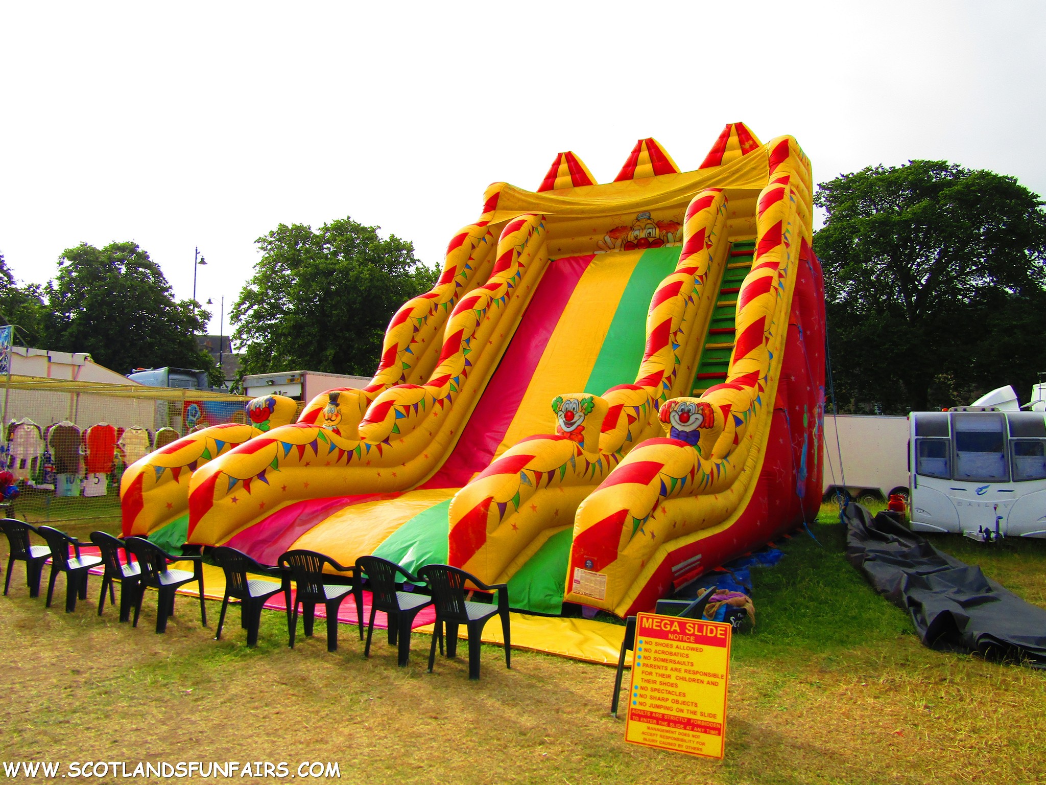 Mitchell Wilmots Inflatable Slide