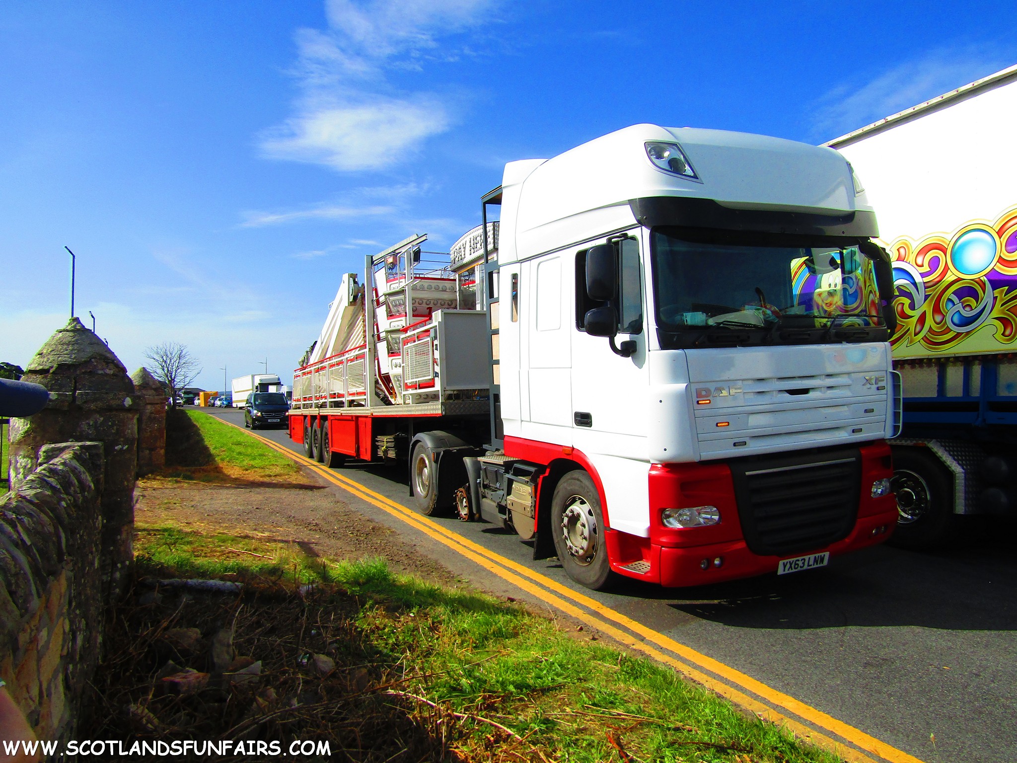 John Irvins DAF & Big Wheel Load