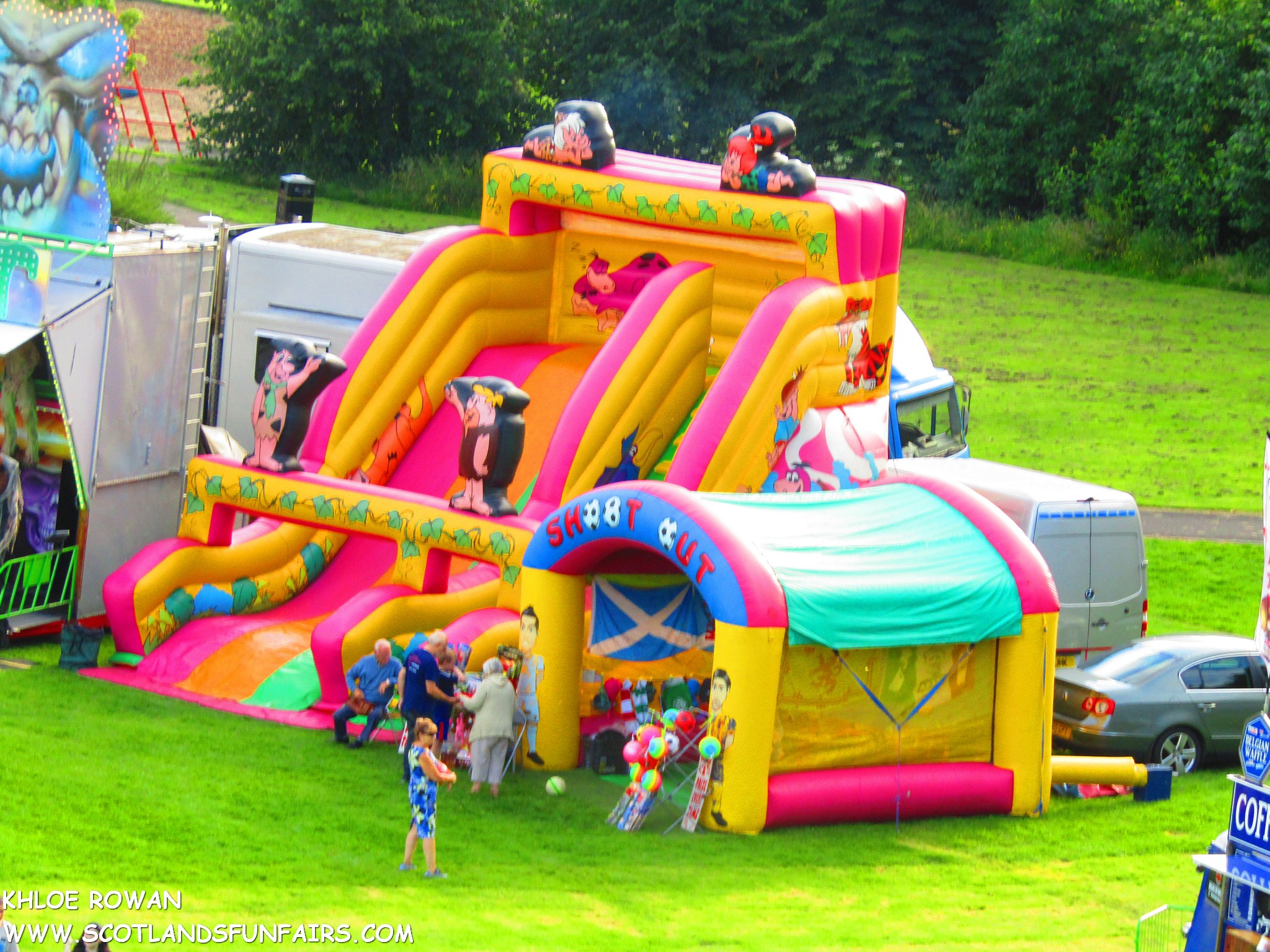 Jared Kings Inflatable Slide & Kicker