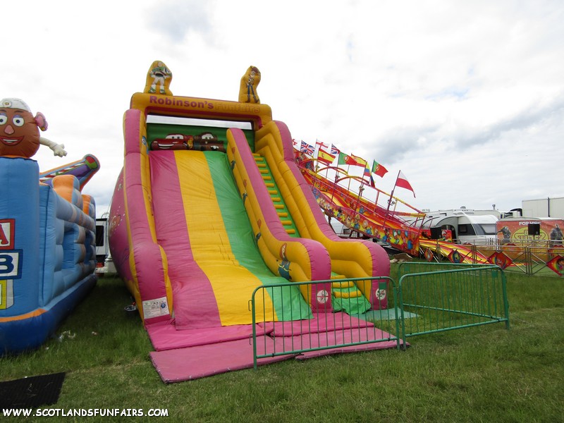 Stewart Robinsons Inflatable Slide