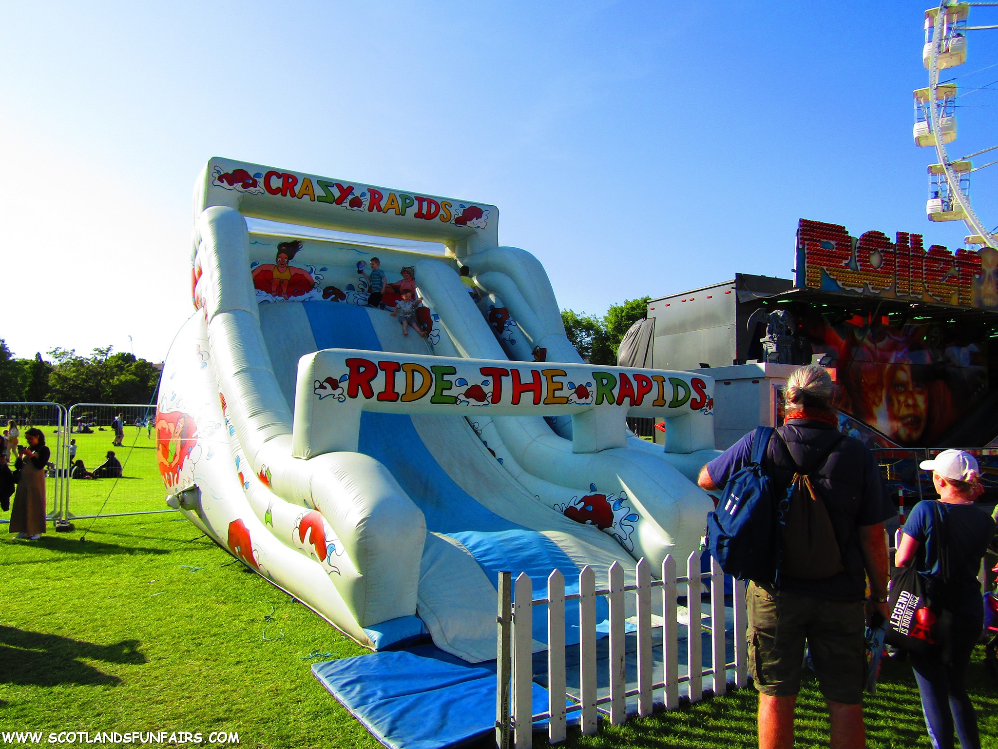 Marcus Blacks Inflatable Slide